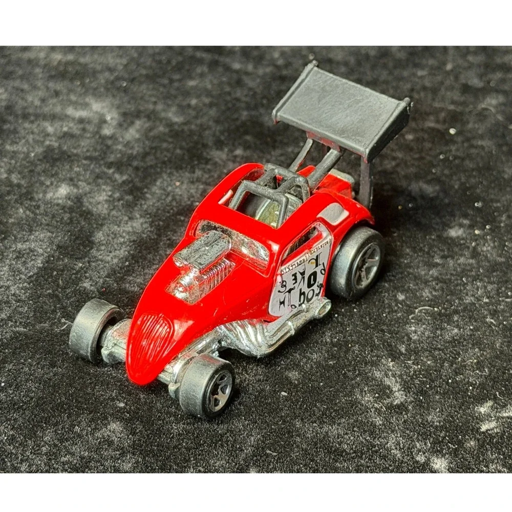 Fiat 500C Red Dragster: Hot Wheels 1/64 Scale Diecast Car, Vintage 1998